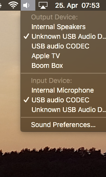 Usb audio codec windows 7